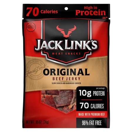 JACK LINKS Jack Link's Original Beef Jerky .85 oz., PK48 10000007721